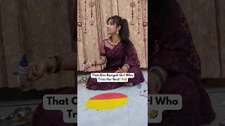 Rangoli ek art hai art rangoli funny diwali youtubefeed [upl. by Sheila]