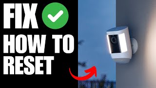 How To Reset RING Spotlight Camera  Step by Step [upl. by Forcier]