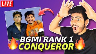 BGMI RANK 1 CONQUEROR FOR A REASON❤✨CYANIDE GAMING😎BGMI LIVE bgmilive [upl. by Ariamoy]