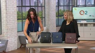 Tignanello Smooth Leather Aurora Convertible Backpack on QVC [upl. by Annunciata186]