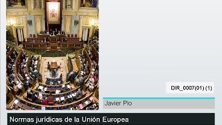 Normas jurídicas de la Unión Europea [upl. by Mccullough]