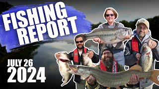 Fishing Report  July 26 2024 [upl. by Eiramana]