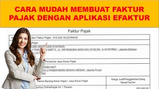 cara membuat faktur pajak mudah dan lengkap [upl. by Rofotsirk15]