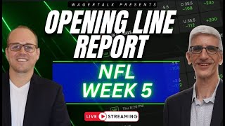 NFL Opening Line Report  2024 NFL Week 5 Odds Picks and Predictions  September 30 2024 [upl. by Ivzt]