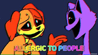 ALLERGIC TO PEOPLE ANIMATION MEME  poppy playtime chapter 3  파피 플레이 타입 챕터3 [upl. by Helman]