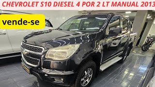 VENDESE Chevrolet S10 diesel 4 por 2 manual gabina Dupla 2013 LTaceita troca chevrolets10 [upl. by Mcconaghy]