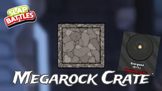 Megarock Crate All Hit Effects amp Kill Effects  Slap Battles Roblox [upl. by Siroved]