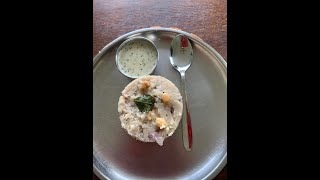 Rava Upma and Coconut Chutney  Soulful and tasty breakfast [upl. by Ahsenad]