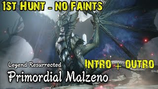 MHR Sunbreak  Primordial Malzeno 1st Hunt  Cutscenes [upl. by Dolora]