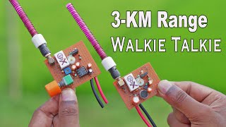 How to Make HF Band WalkieTalkie for Long Distance Range Test [upl. by Fulvi129]