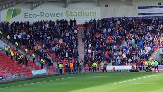 Chesterfield fans celebrate at Doncaster [upl. by Gala]