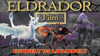 Eldrador Eiswelt gegen Lavawelt in der Schattenwelt Film 🥶🌋 Eisdrache vs Lavagolem [upl. by Narf]