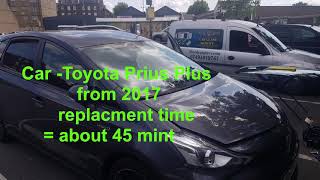 Car Windscreen Crack repair replacement Toyota Prius  Royalcarglass [upl. by Glynias]