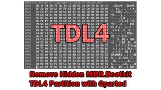 Remove Hidden MBRBootkit TDL4 Partition with Gparted [upl. by Hoover]