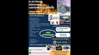 Electrical Designing Course Class 1 SLD amp Basic [upl. by Yadrahs]