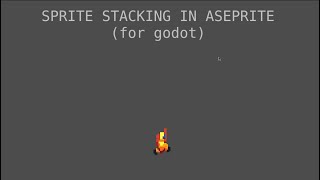 Sprite stacking in Aseprite for godot [upl. by Kirsti]