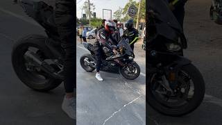 BMW S1000RR 🔥 Dark black Edition 😍 Loud Arrow exhaust 😱 viral youtube automobile [upl. by Wendell582]