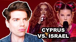 CYPRUS VS ISRAEL  EUROVISION 2018 REACTION WINNER FOR ME [upl. by Idelson]