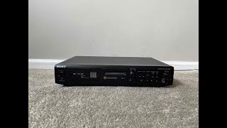 Sony MDSJE500 Minidisc Deck Player Recorder [upl. by Gilmour496]