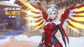 Pro Mercy he swore  Overwatch Mercy gameplay [upl. by Weslee]