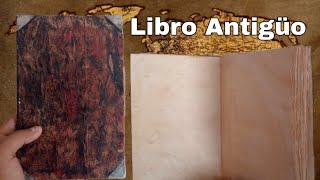 Como hacer un libro antiguo [upl. by Urbana]