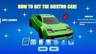 How to Get the Diestro Car in Fortnite Rocket League Sideswipe Exclusive [upl. by Eniamahs134]