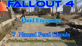 Fallout 4 Fluid Encounter 7 Named Feral Ghouls [upl. by Buchbinder515]