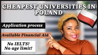 10 Affordable Universities in Poland  Step by step Admisson Process studyinpoland [upl. by Cobb]