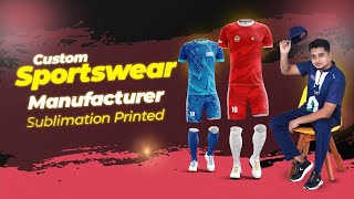 Custom Sportswear Manufacturer Sublimation Printed  Customize Jersey  WhiteLabelcombd [upl. by Claire]