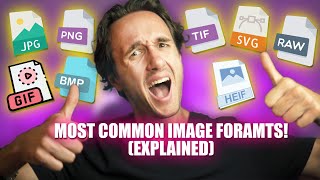 Most Common Image Formats Explained [upl. by Dlawso633]