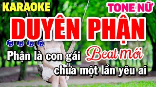 Karaoke Duyên Phận Nhạc Sống Tone Nữ  Karaoke Công Trình [upl. by Eberta]