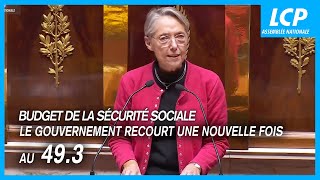 Vote du budget de la sécurité sociale  le gouvernement a une nouvelle fois recours au 493  LCP [upl. by Juli]