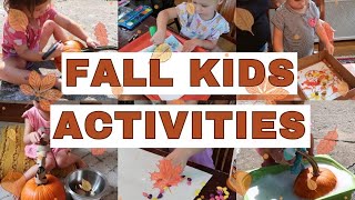 FALL KIDS ACTIVITIES  PRESCHOOL FALL ACTIVITIES  PRESCHOOL ACTIVITIES FOR FALL [upl. by Yrokcaz471]