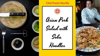 How to make Asian pork and Soba Noodle Salad [upl. by Rosenstein]