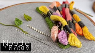 Hand Embroidery for beginners  Needle and Threads  HandiWorks 103 [upl. by Kirbie]