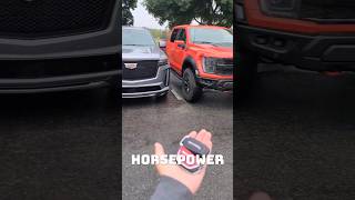 Ford Raptor R vs Escalade V  Rev Battle [upl. by Cowley469]