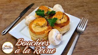 Bouchées à la Reine Recette Facile et Rapide [upl. by Anear]