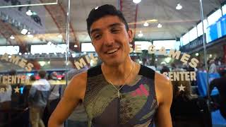 Bryce Hoppel Clocks US Season Lead In Mens 800m At Millrose Games 2024 [upl. by Lorenza98]