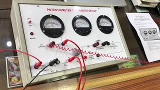 AE 455A Caliberation of Voltmeter using 10 Wire Potentiometer [upl. by Kress]