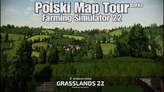 Grasslands 22 Polski Map Tour 4K konsole Farming Simulator 22PS5 [upl. by Girard837]