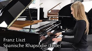 GrotrianSteinweg Flügel Modell 160  Franz Liszt  Spanische Rhapsodie Ende [upl. by Milo]