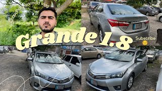 Forsale Corolla Altis 18 Grande 2014 Model  Rabta number 03008723680  chaudharysarmadvlogs [upl. by Eekram]