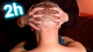 ASMR 2Hour Stress RELIEF  Scalp and Nape Scratching for Better Sleep No TALK [upl. by Manning]