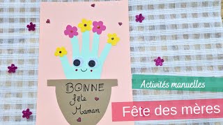 Activité manuelle fête des mères Diy [upl. by Diamond367]