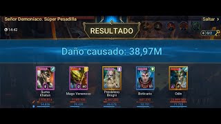 RAID SHADOW LEGENDS Clan Boss CB UNM VOID BLOCK DAMAGE COMP ODIN [upl. by Canty]