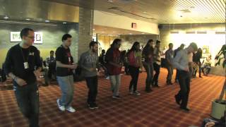 Bachata Box Step Dance Workshop Adam Taub  Dominican Students Association [upl. by Ahsinev]