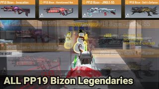 All Legendary PP19 Bizons In Multiplayer [upl. by Edison139]