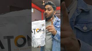 ATOM whey protein review 🤮🤮🤮 shorts [upl. by Zarger589]