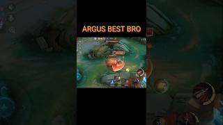 ARGUS BEST BRO 👑 ARGUS Shorts MLBB mobilelegends [upl. by Ashleigh292]