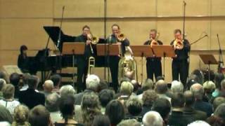 F David  Concertino for trombone quartet  third movement [upl. by Aileme]